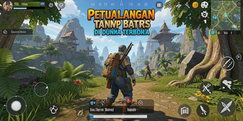 Gameplay seru di dunia terbuka 9SL dengan eksplorasi tanpa batas.