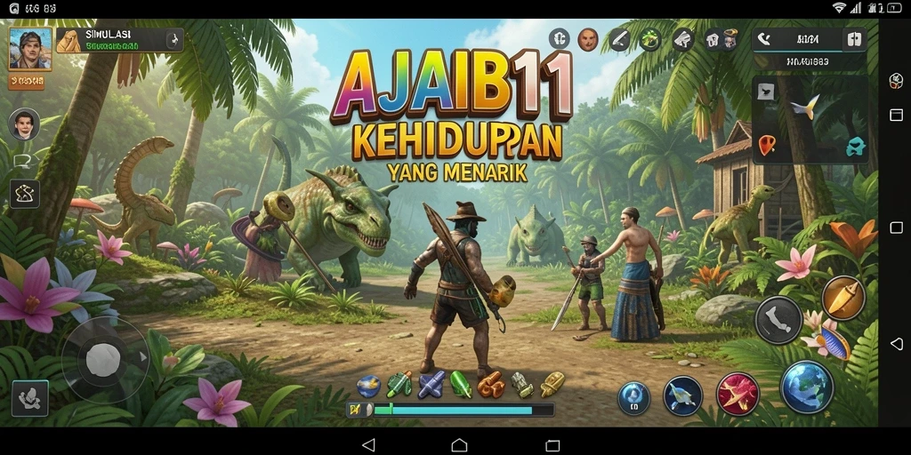Tampilan gameplay AJAIB11 yang seru dan interaktif.