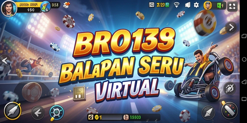 Tampilan gameplay balapan yang mendebarkan dan penuh aksi.