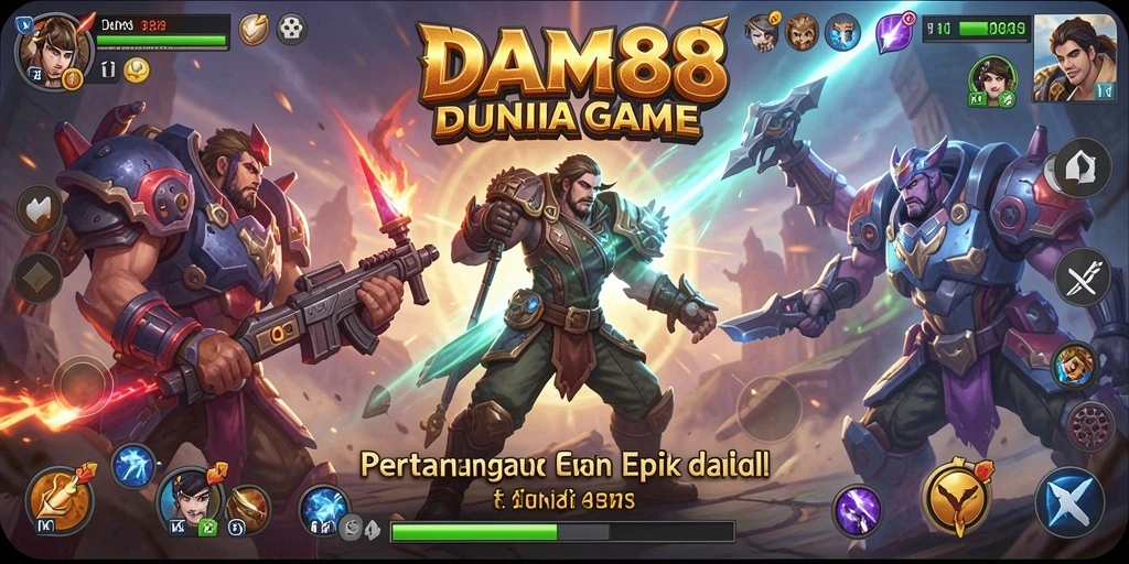 Gameplay Fighting yang intens dan mengasyikkan di DAM88.