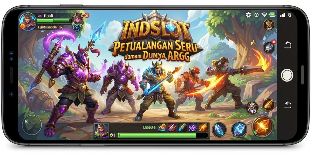 Menampilkan pertarungan seru dalam dunia ARPG INDSLOT.