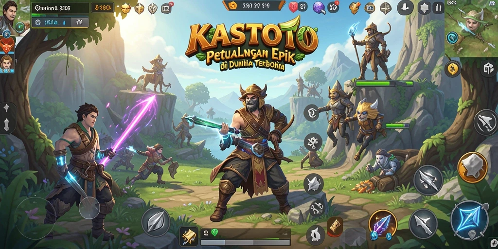 Tampilan menakjubkan dari gameplay KASTOTO di dunia terbuka.