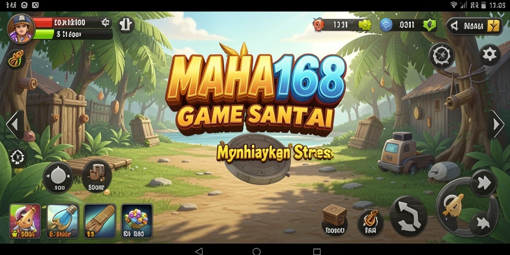 Tampilan gameplay yang menyenangkan dan menarik dari MAHA168.