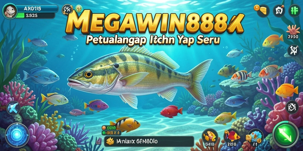Tampilan gameplay MEGAWIN888 dengan suasana laut yang menarik.