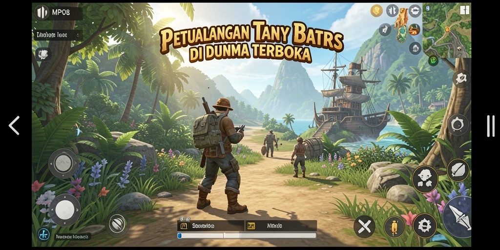 Screenshot MPO08 menunjukkan gameplay yang menarik di dunia terbuka.
