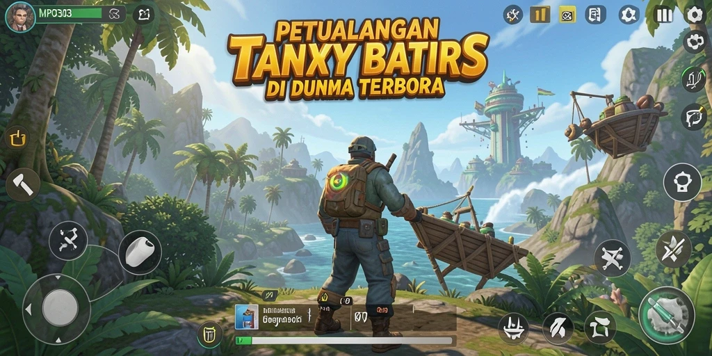 Tampilan indah dari gameplay Open World MPO303 yang menakjubkan.