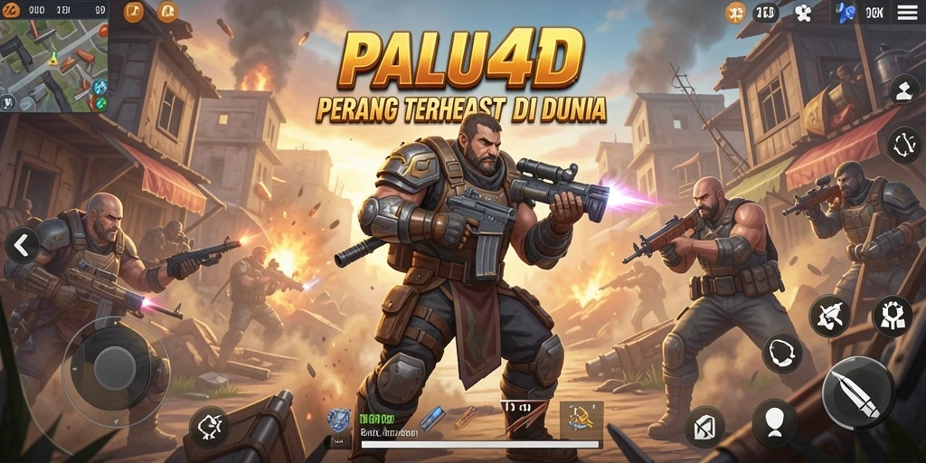 Tampilan gameplay Battle Royale yang seru dan penuh strategi.