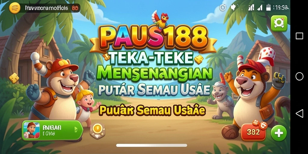 Tampilkan gameplay PAUS188, dengan teka-teki yang menarik dan penuh warna.
