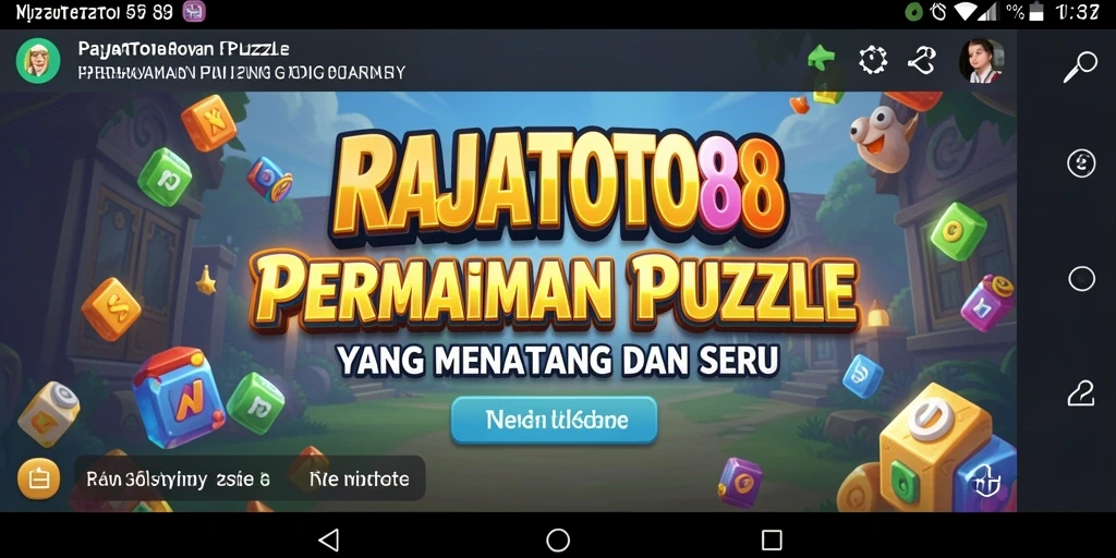 Tampilan gameplay RAJATOTO88 yang menarik dan penuh tantangan.