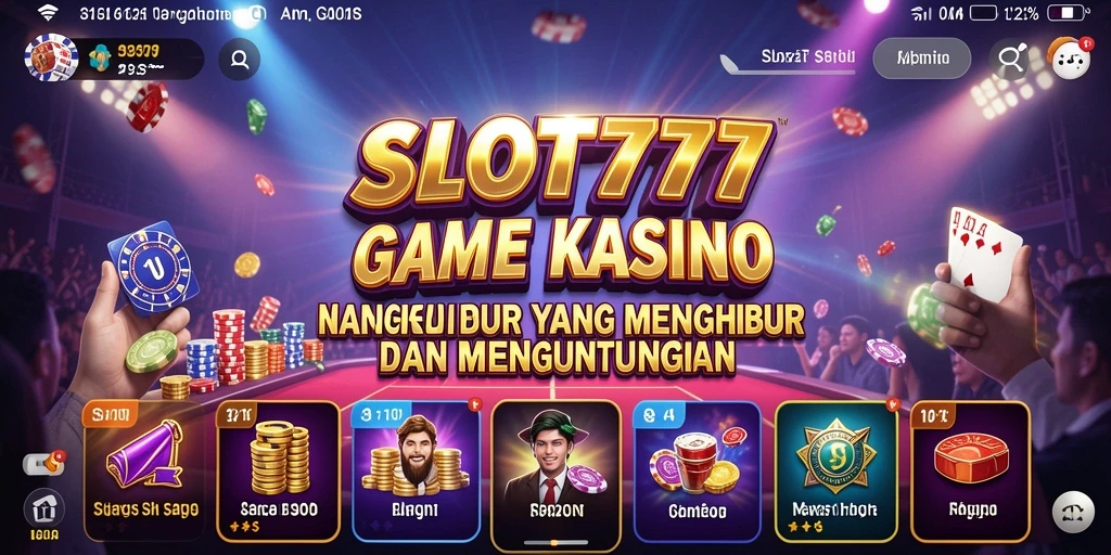 Tampilan screenshot SLOT777 menunjukkan gameplay slot yang seru dan mengasyikkan.