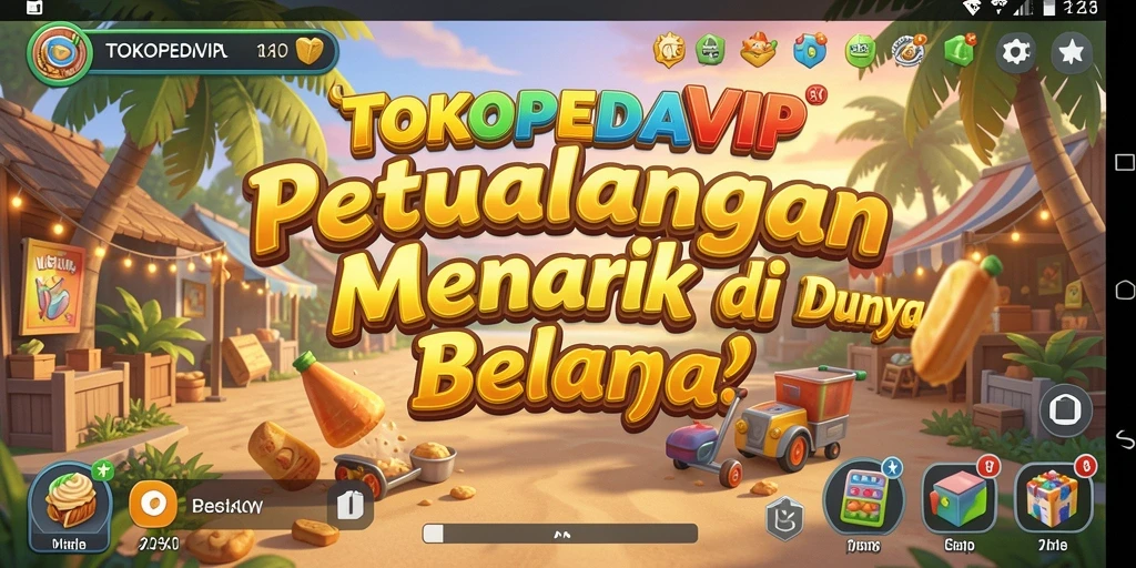Tampilan gameplay menarik dari TOKOPEDIAVIP yang memukau.