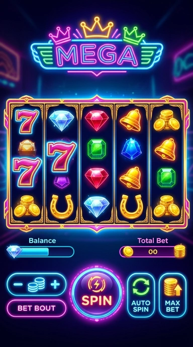 Fitur utama megasloto terlihat jelas di layar utama aplikasi.